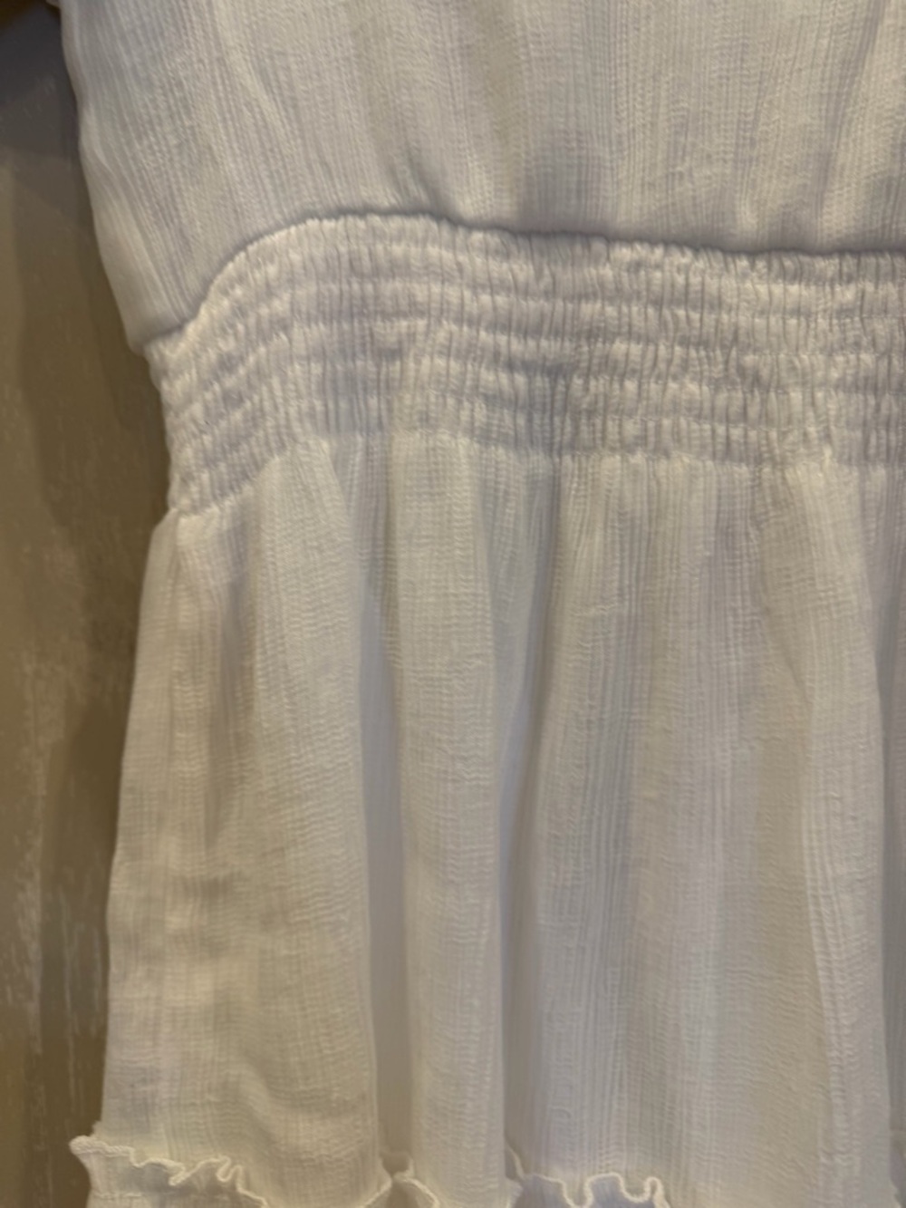 MikaRose V-Neck Tiered Short Sleeve Dress - Picture 5 of 6